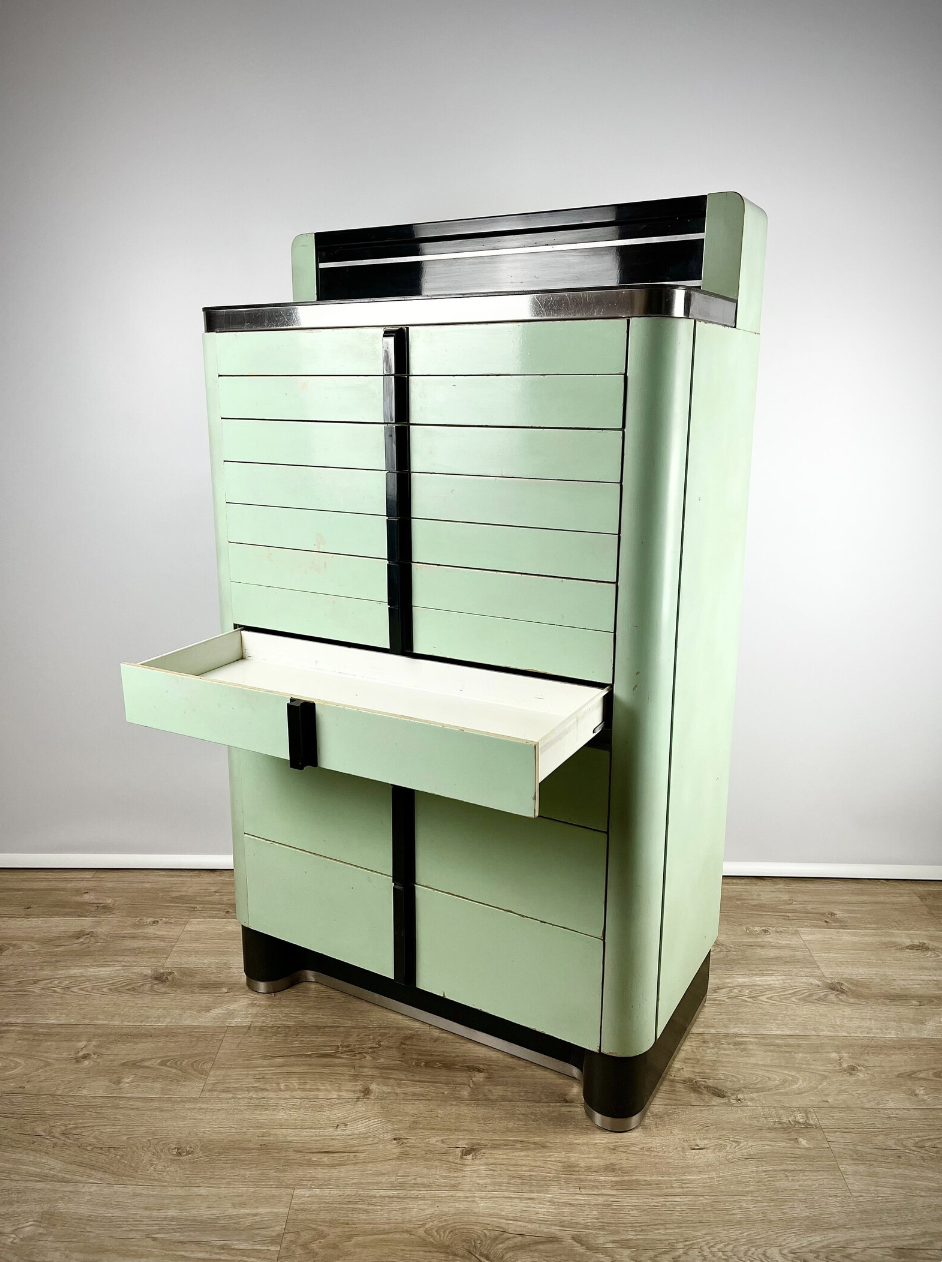 Art Deco Dental Medical Cabinet 5