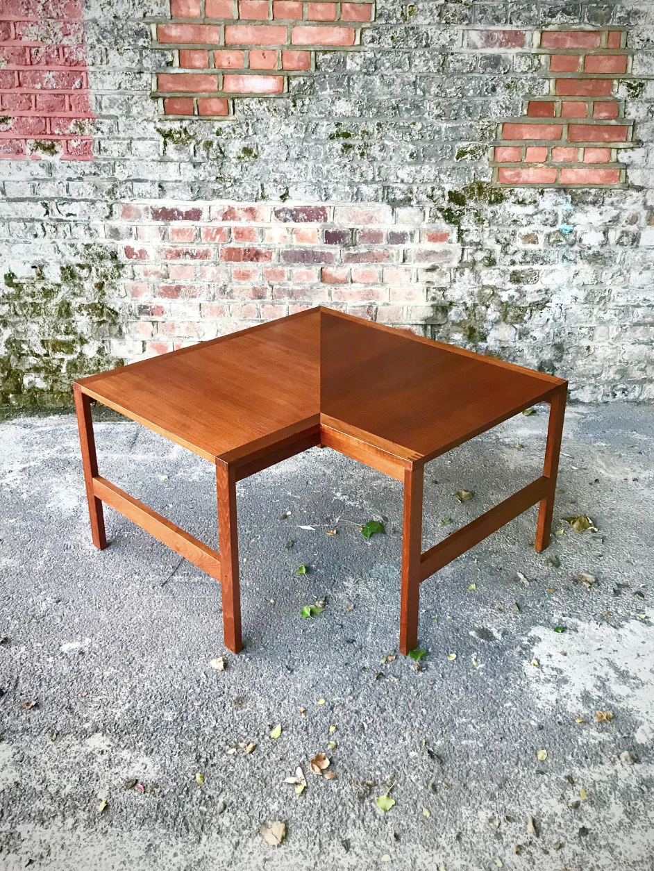 Spectacular France & Son Mid-Century Coffee Table by Ole Gjerløv Knudsen & Torben Lind