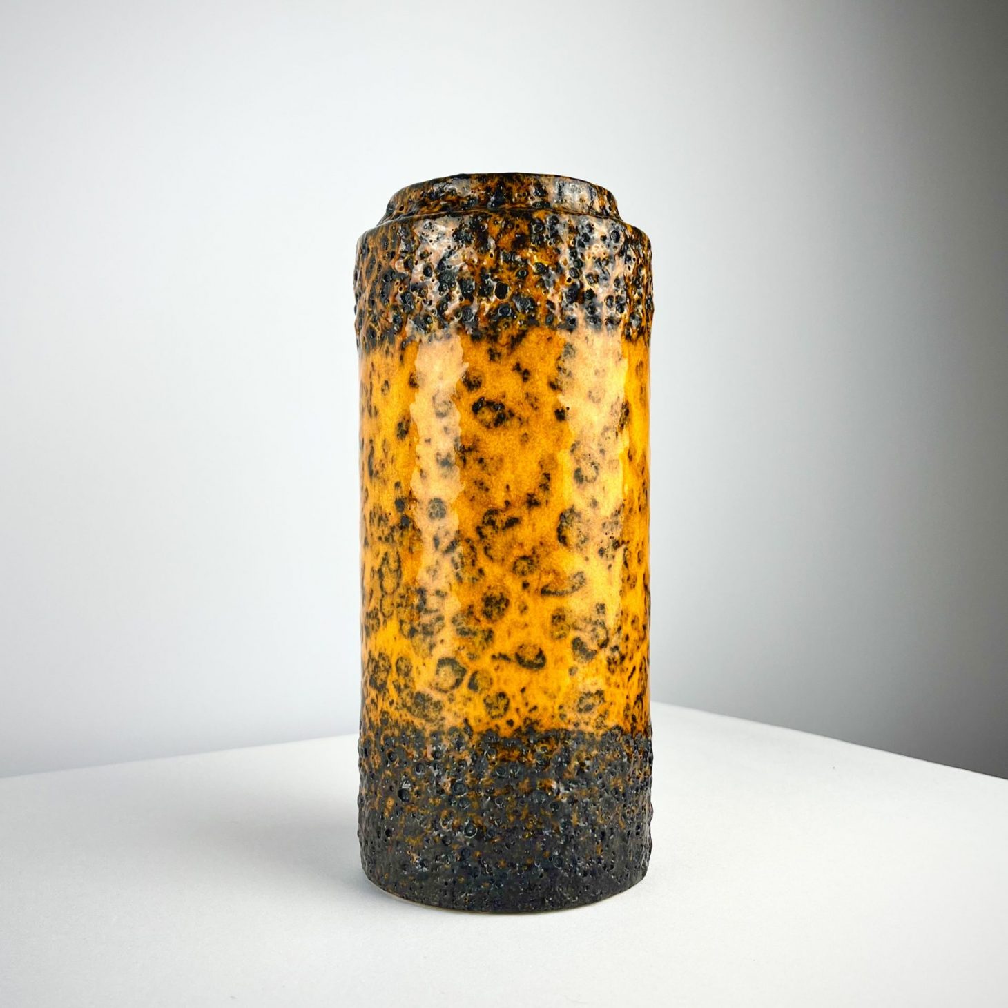 Fiery Leopard West German Scheurich vase