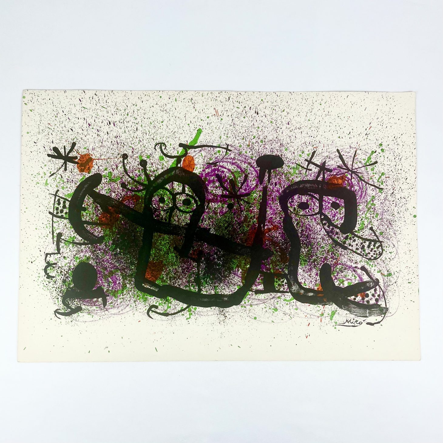 Original Joan Miró Lithograph, Ma de Proverbis, 1970