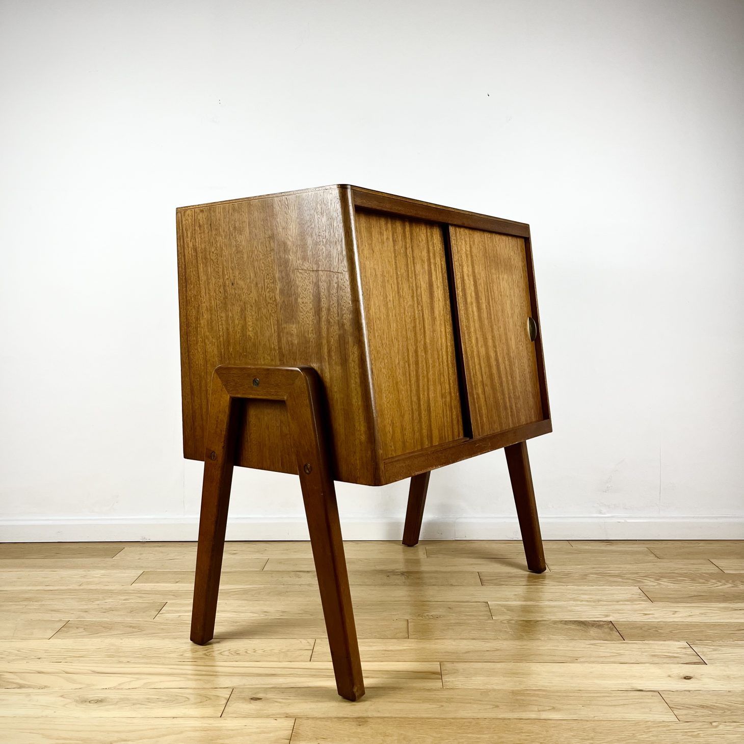 Herbert E. Gibbs Stylish Mid-Century Record Cabinet, British 1950s