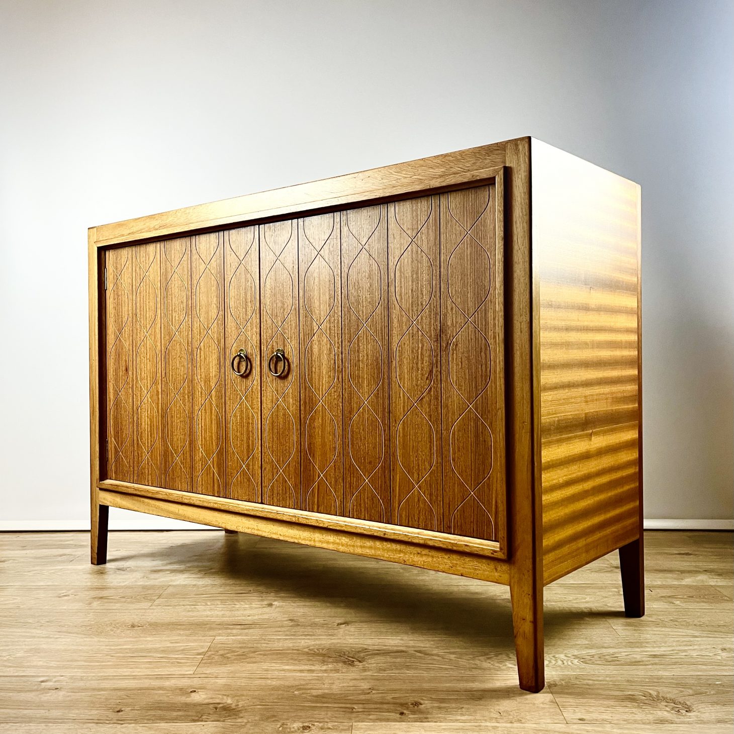 Iconic Gordon Russell R407 ‘Double Helix’ Sideboard, British 1950s