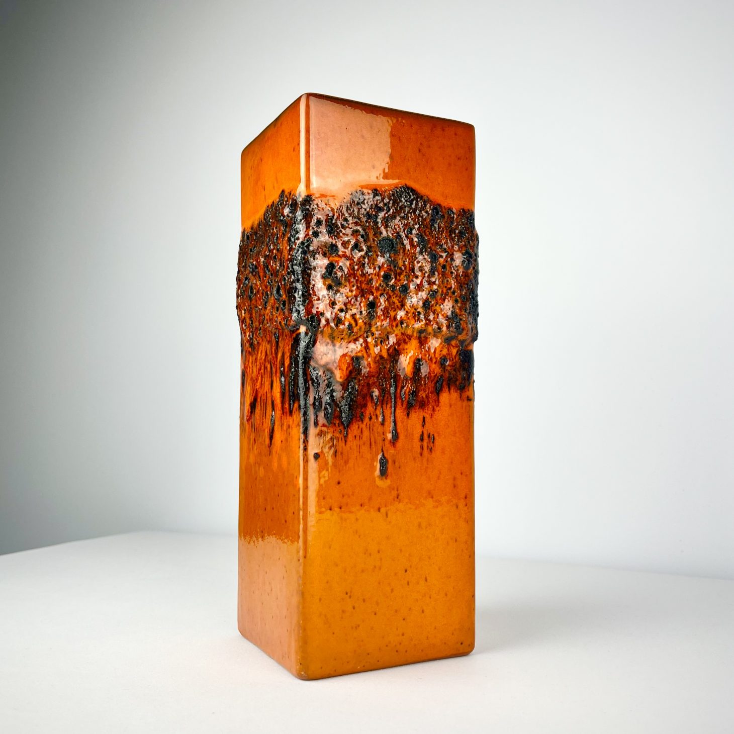Volcanic ‘Kreutz Keramik’ West German Vase, 1960s