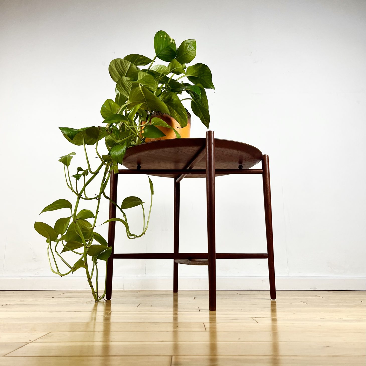 Stylish Folding Tray Side Table by Bostrom Design, Danish 1960s