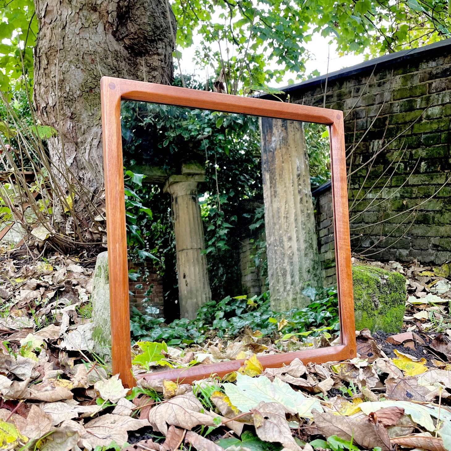 Fine Kai Kristiansen Model 162K Wall Mirror, Danish 1960s