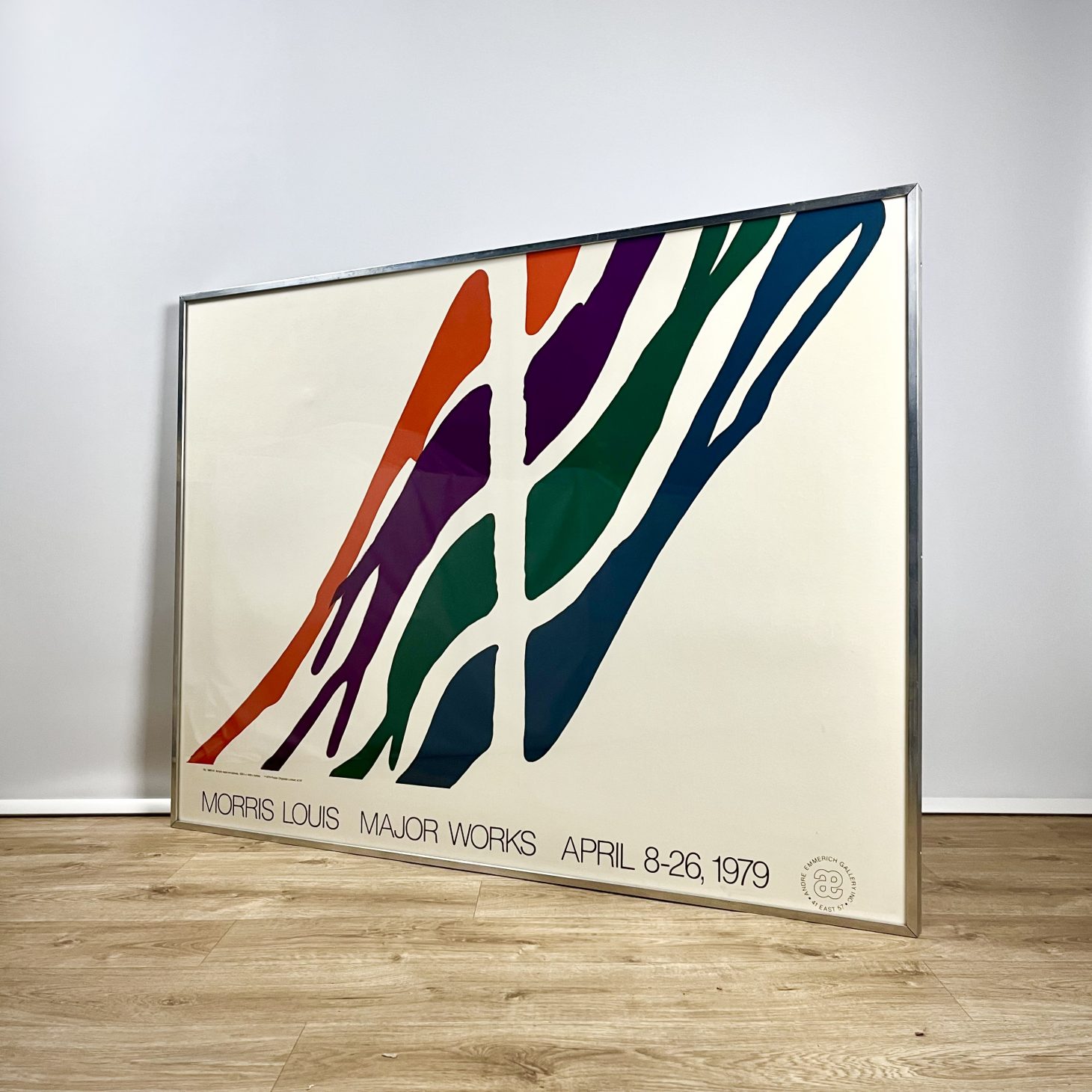 Morris Louis ‘Delta Eta’ Museum Lithograph, Andre Emmerich Gallery 1979