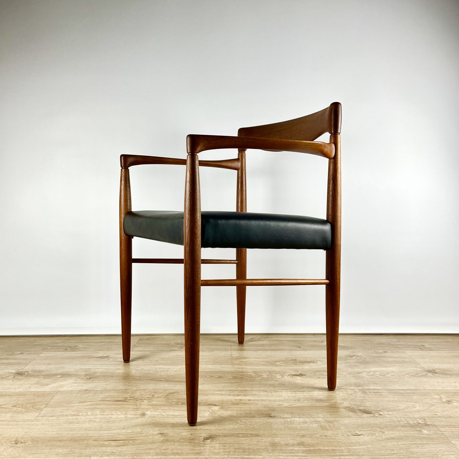 Elegant 1960s Danish Teak Chair, H.W. Klein for Bramin