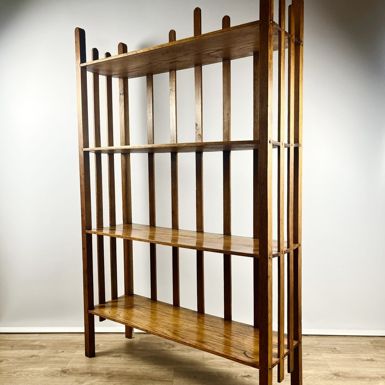 Modernist Oak Bookshelves, British First Half 20th Century