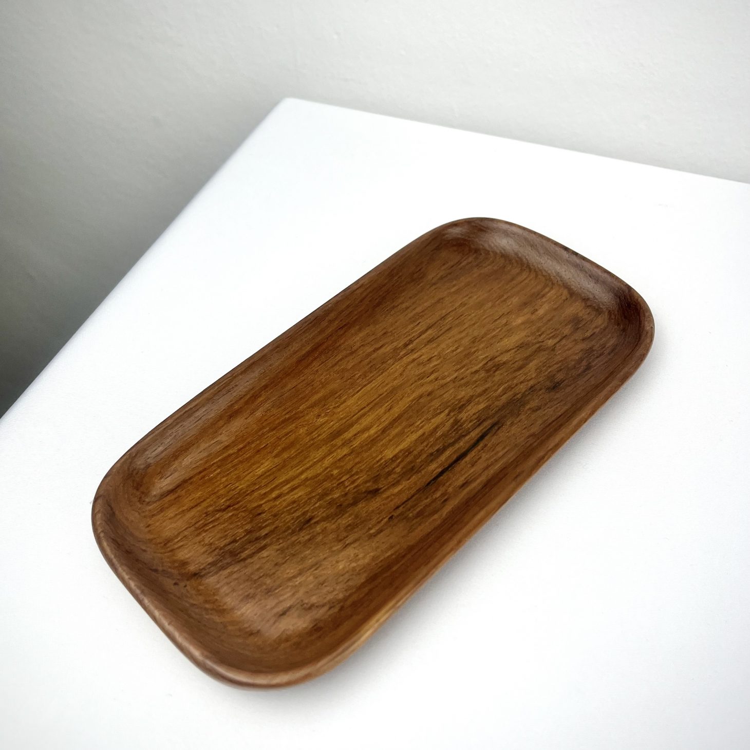 Sigvard Nilsson for Söwe Konst Small Teak Tray, Swedish 1950s