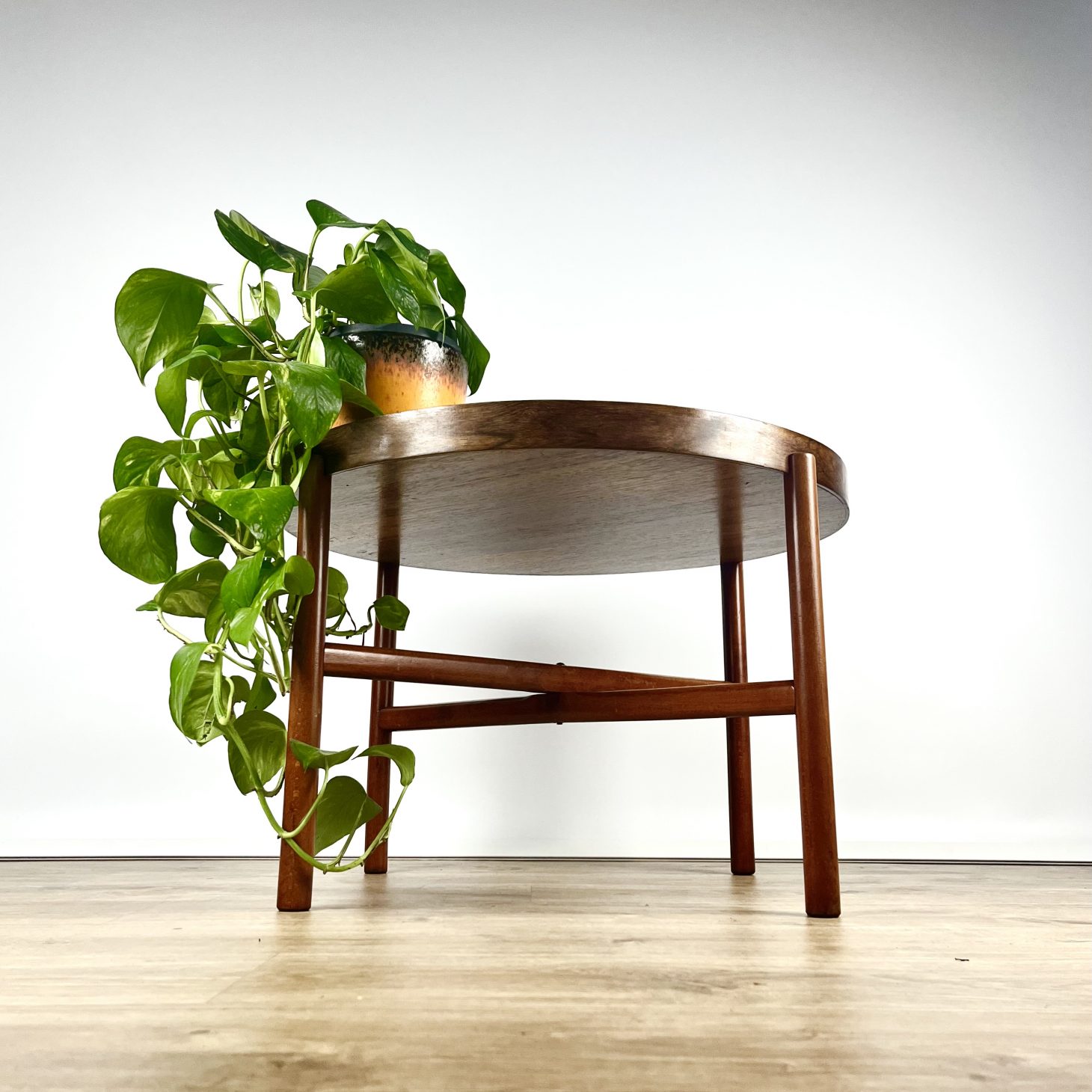 Rare Scandinavian Torsten Johansson Folding Tray Table, 1960s