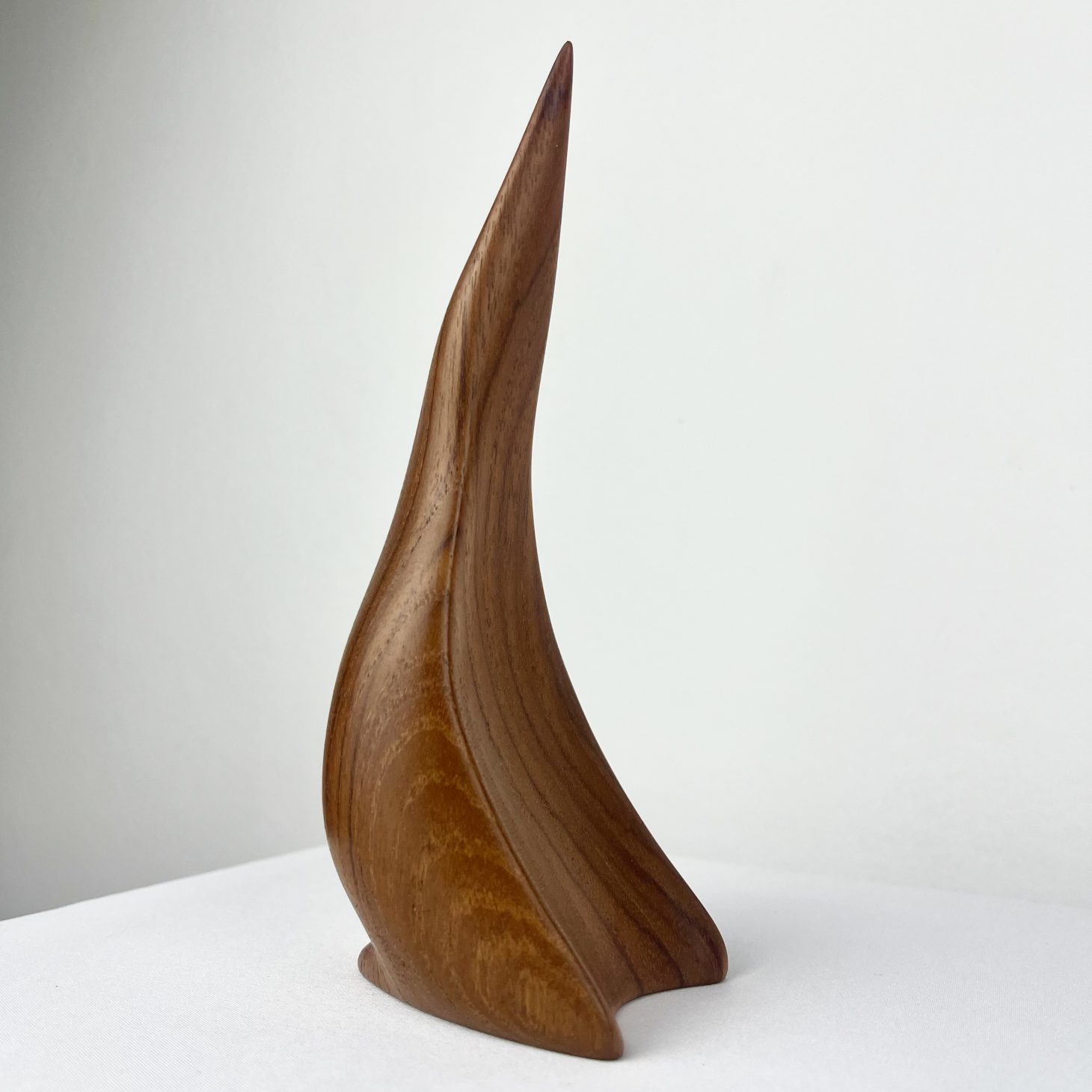 Brilliantly Stylised Signed Teak Penguin Sculpture, 1967