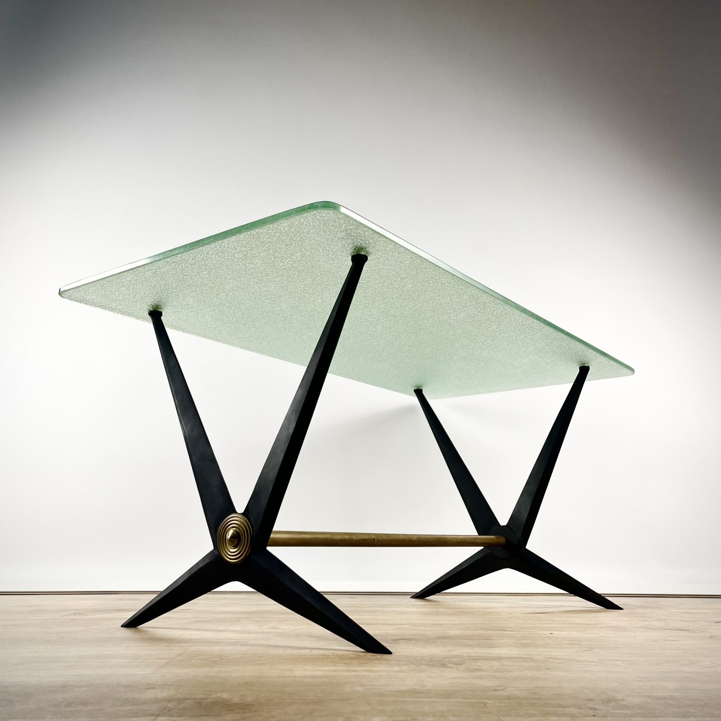 Super Stylish Angelo Ostuni Designed Coffee Table, Italian 1950s