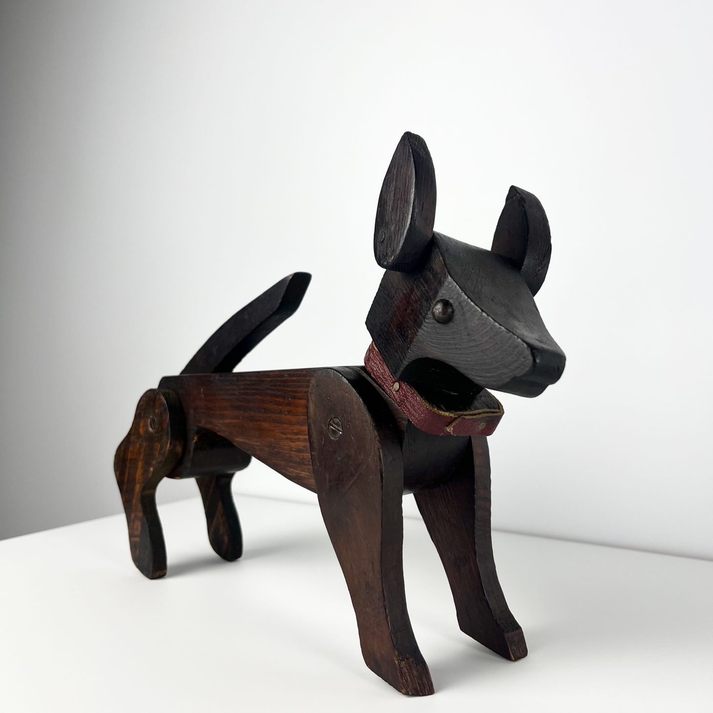 Early 20th Century Articulated Folk Art Dog