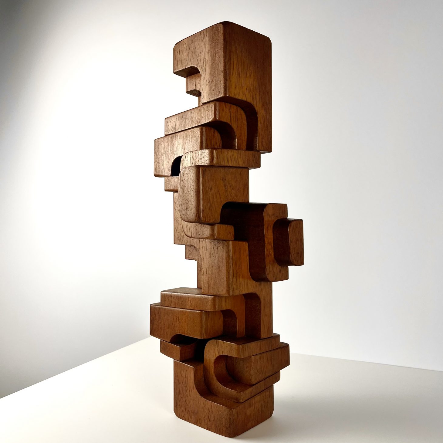 Brian Willsher Impressive Signed Hardwood Sculpture