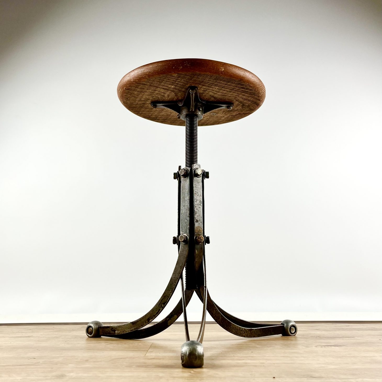 Rubery Owen Adjustable ‘Blade’ Stool, British 1940s